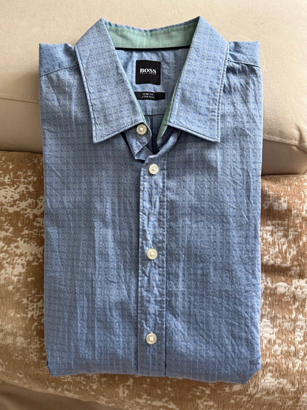 Hugo Boss Slim Fit Dress Shirt Size Large